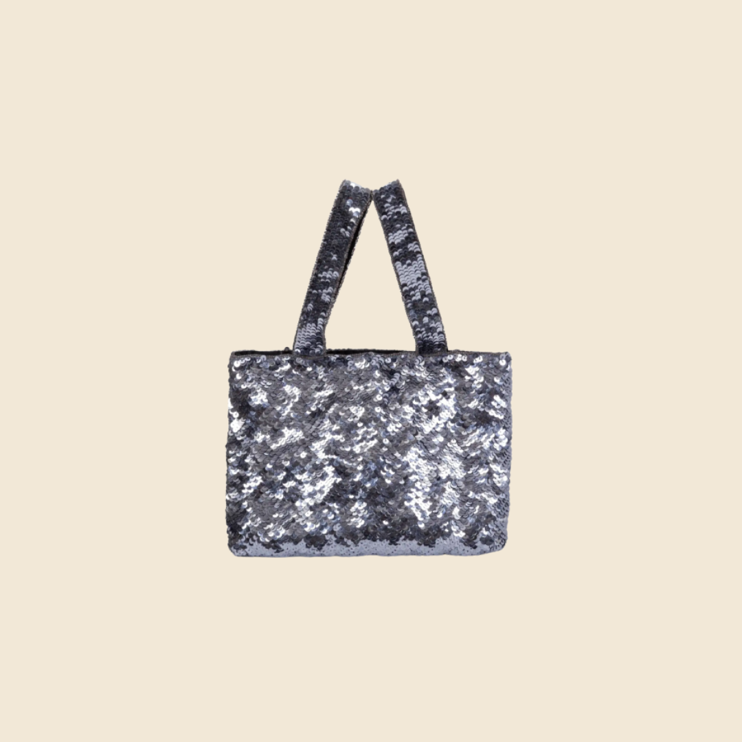 CHANEL 2000s CC SEQUINS EVENING BAG