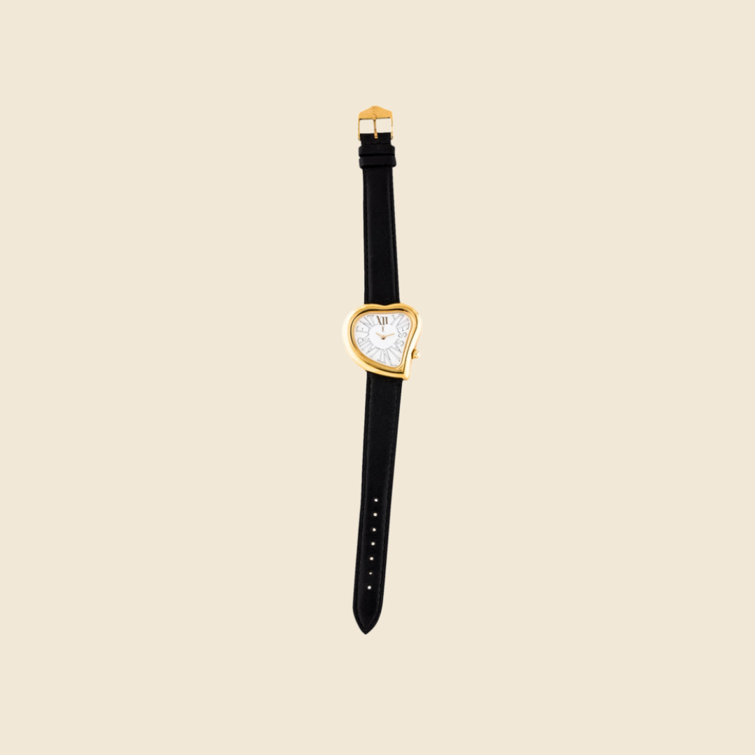 YVES SAINT LAURENT GOLD HEART WATCH