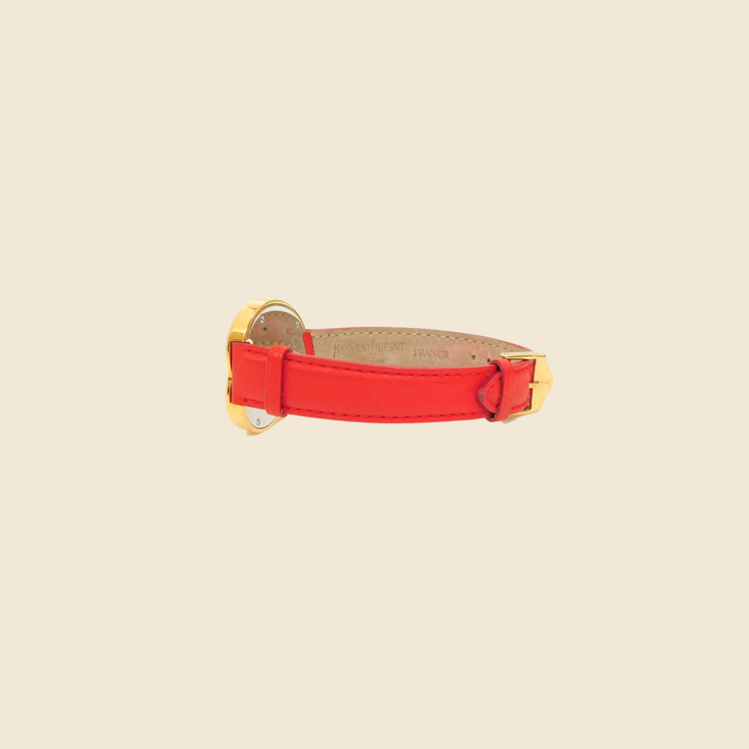YVES SAINT LAURENT GOLD HEART WATCH