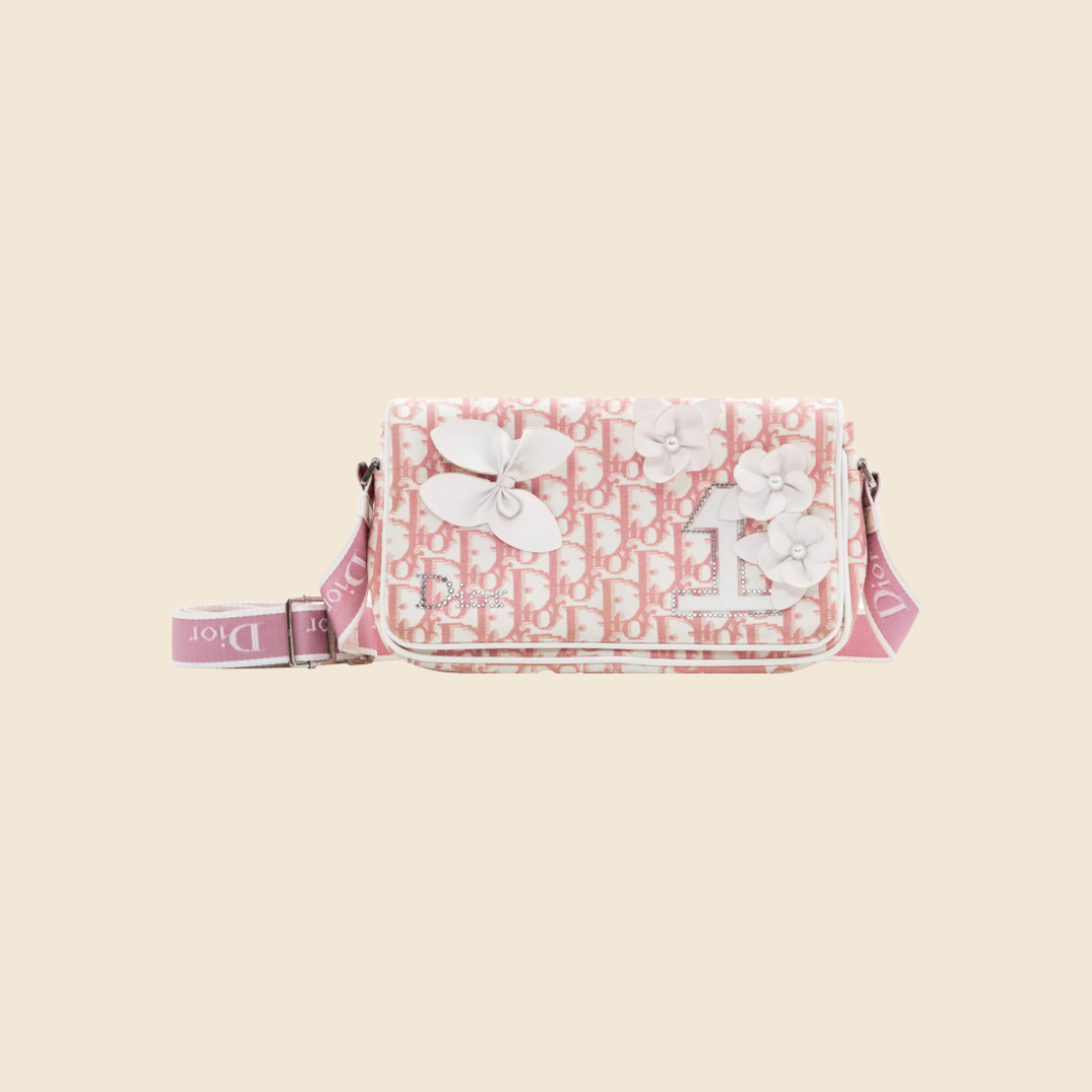 CHRISTIAN DIOR 2004 GIRLY PINK DIORISSIMO FLAP BAG
