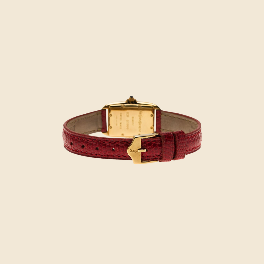 YVES SAINT LAURENT GOLD WATCH