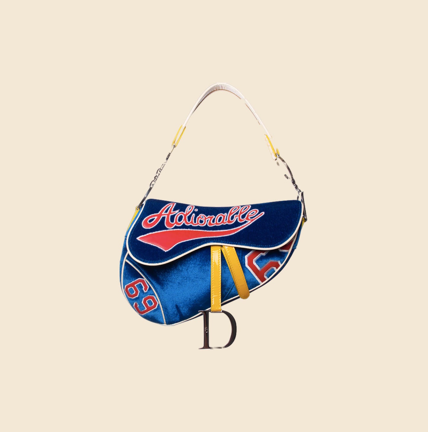 CHRISTIAN DIOR LIMITED EDITION ADIORABLE 69 SADDLE BAG