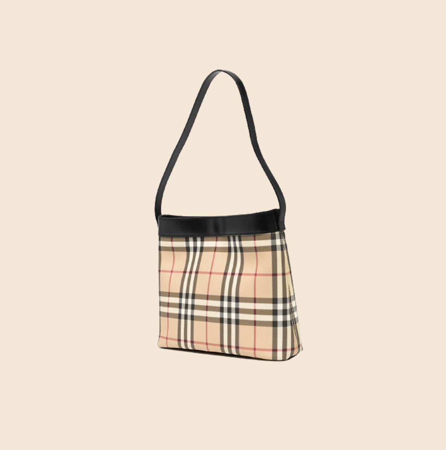 BURBERRY 2000s NOVA CHECK SHOULDER BAG