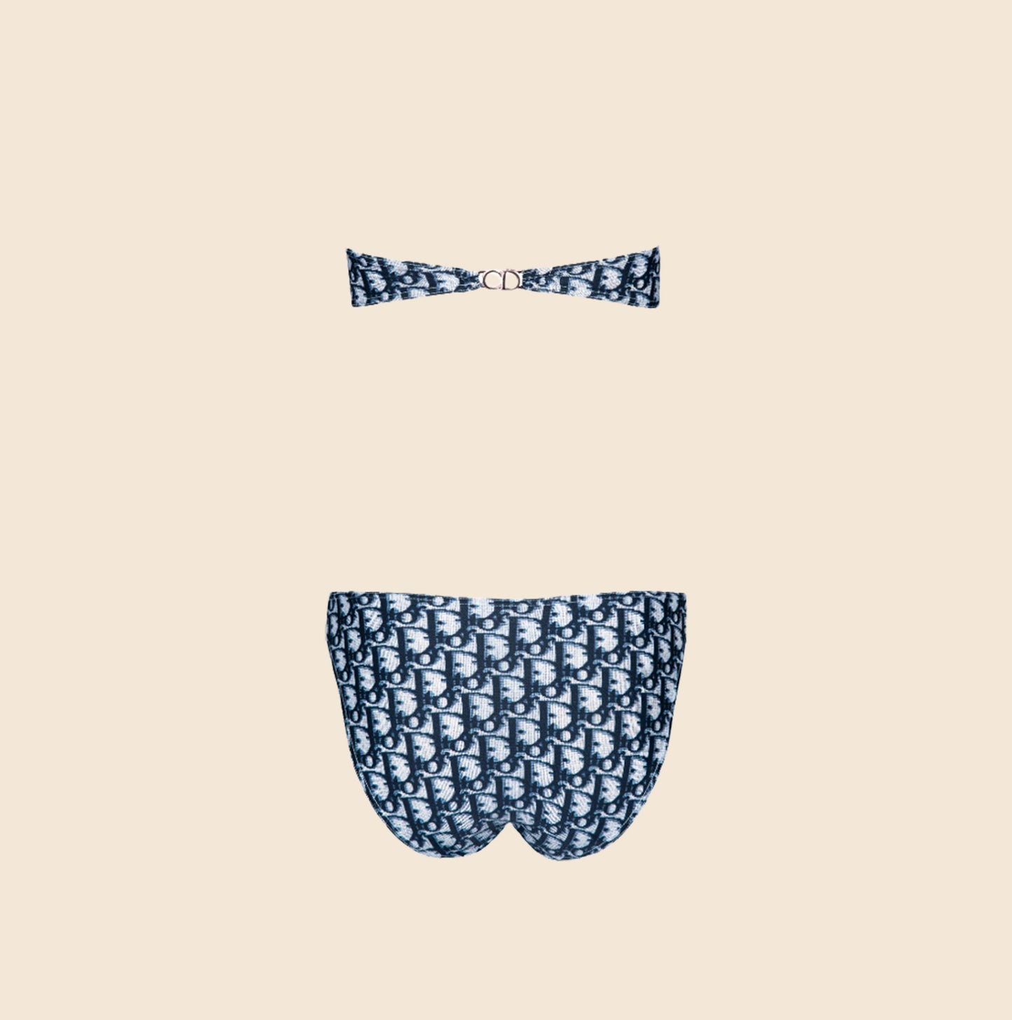 CHRISTIAN DIOR SPRING 2002 BLUE DIORISSIMO BIKINI