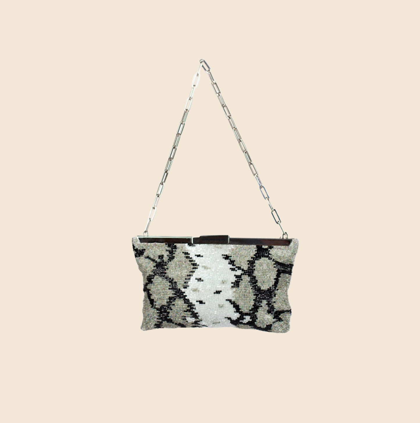GUCCI BY TOM FORD BEADED EVENING CHAIN POCHETTE