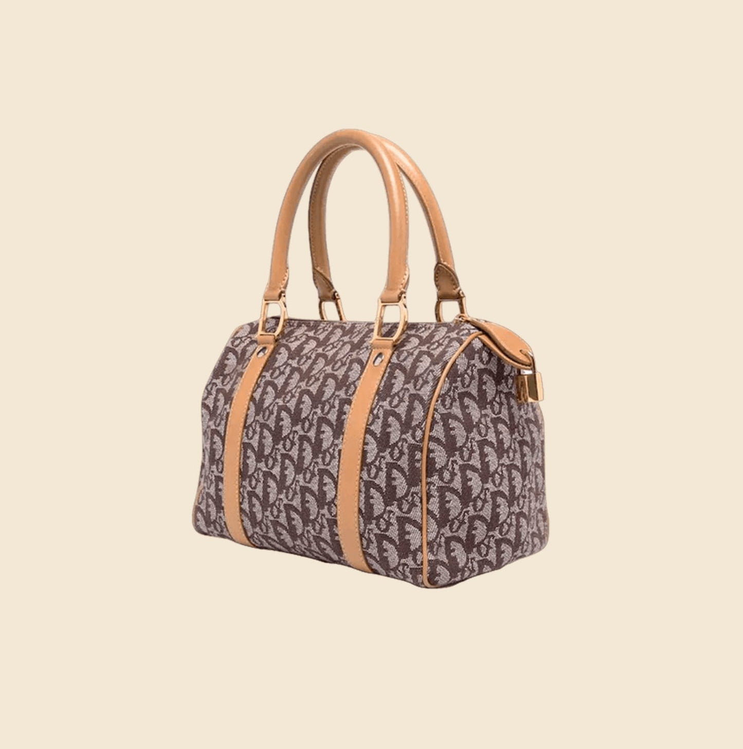 CHRISTIAN DIOR MONOGRAM TROTTER BOSTON BAG