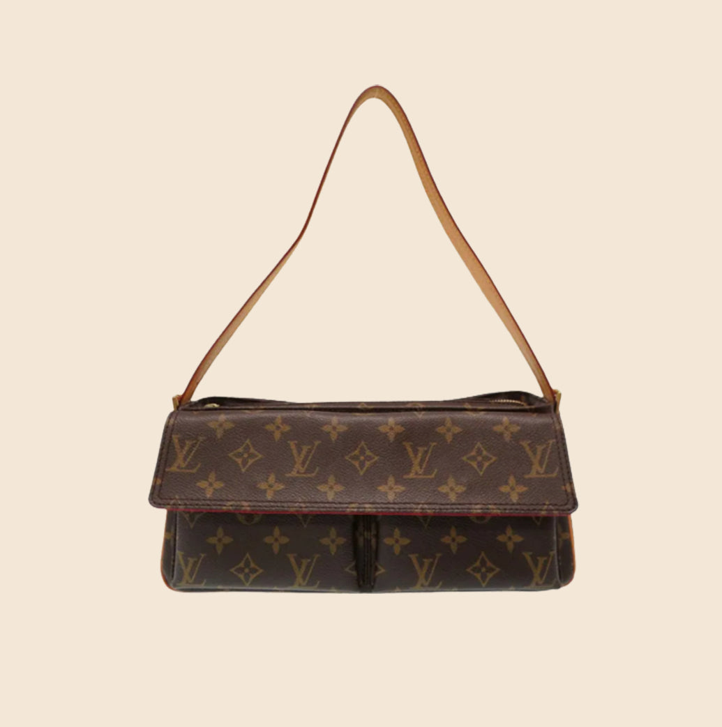 LOUIS VUITTON 2005 BROWN MONOGRAM VIVA CITE MM BAG