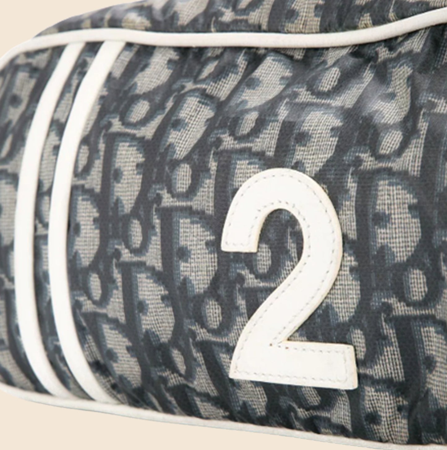 CHRISTIAN DIOR BLUE TROTTER BELT BAG