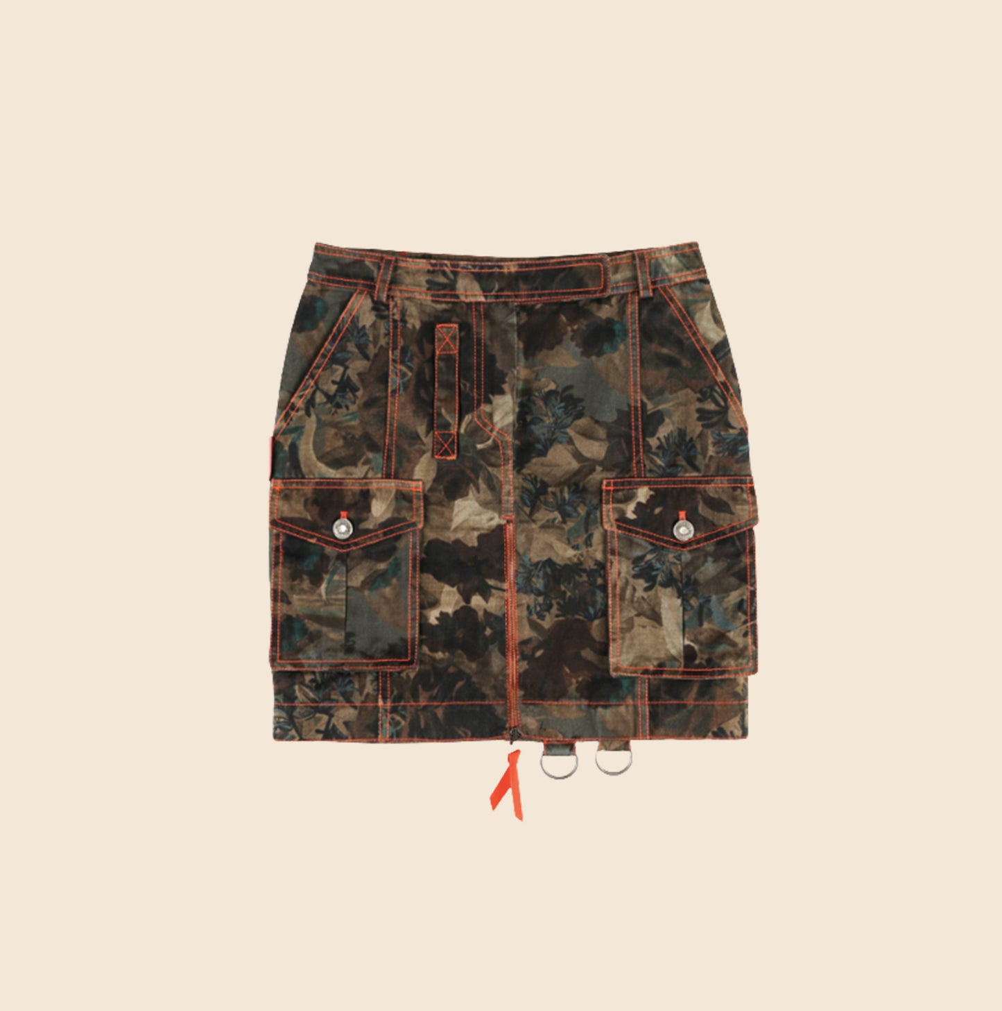 CHRISTIAN DIOR 2001 CAMOUFLAGE CARGO SKIRT