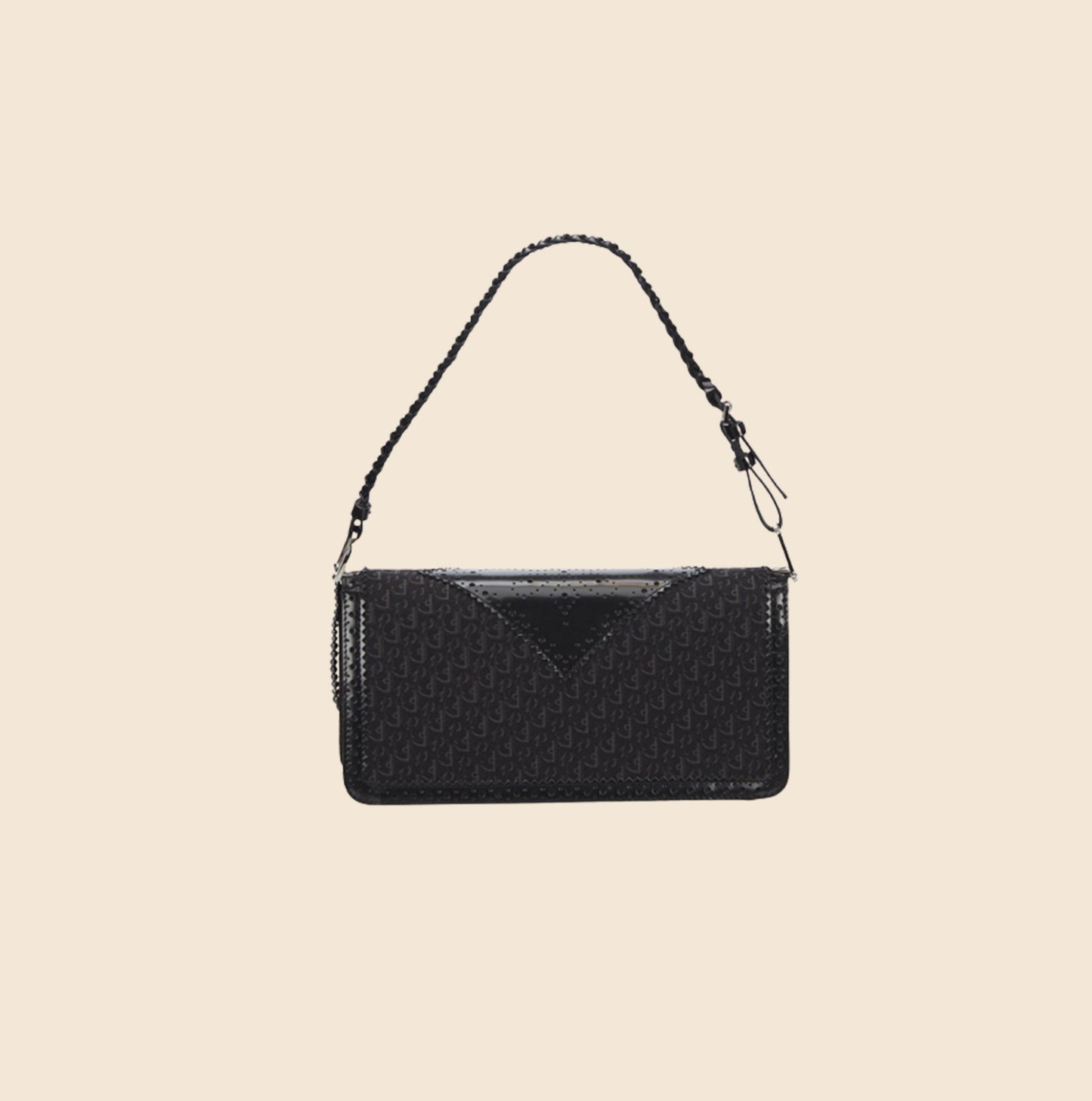 CHRISTIAN DIOR D-TRICK MONOGRAM FLAP SHOULDER BAG