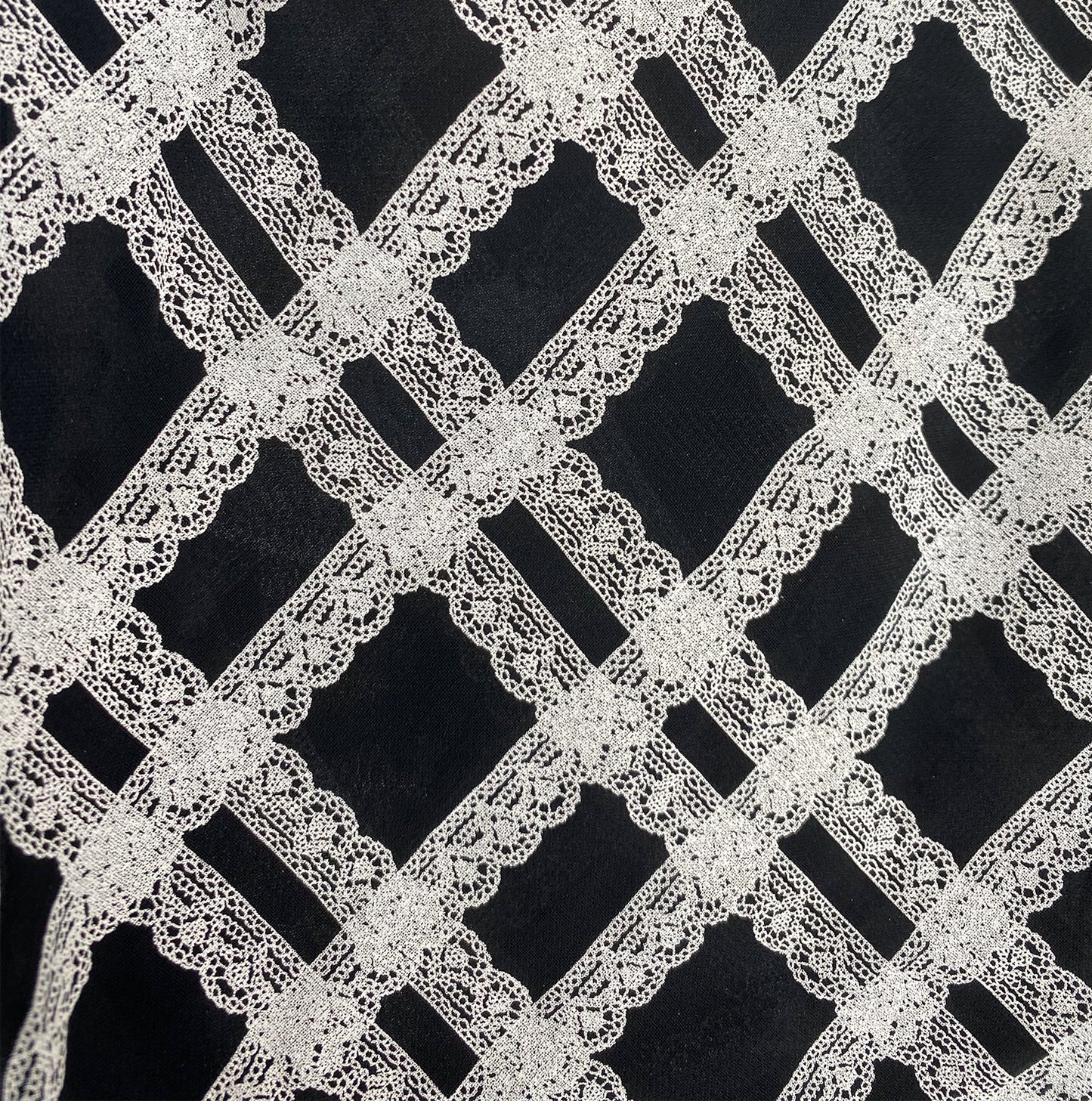 RIFAT OZBEK 1998 LACE STRAP TOP