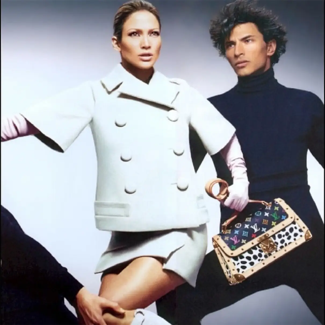 LOUIS VUITTON 2003 DALMATIAN MONOGRAM MINI FLAP BAG