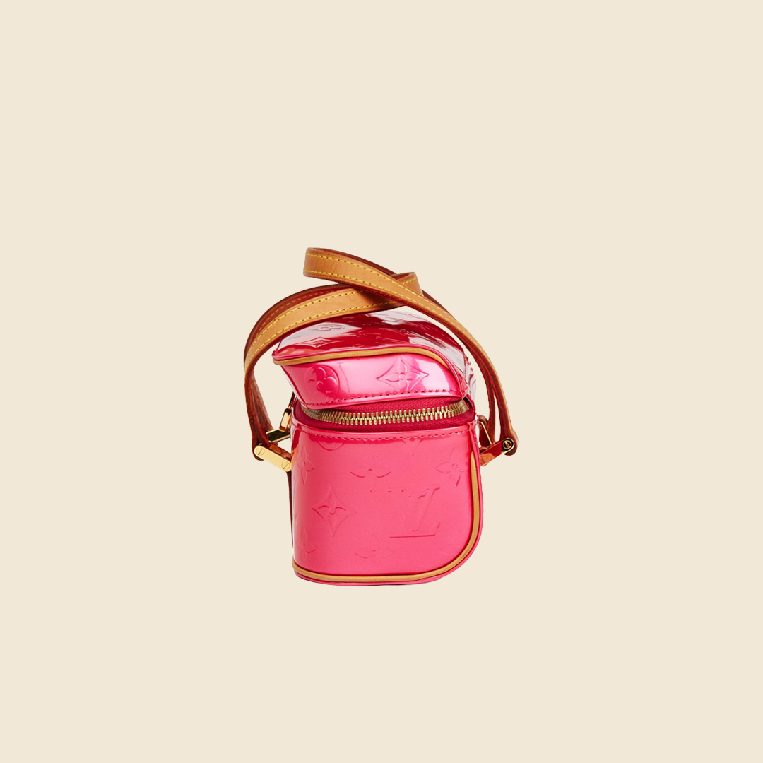 LOUIS VUITTON 2003 FUSCHIA VERNIS SULLIVAN HORIZONTAL PM BAG