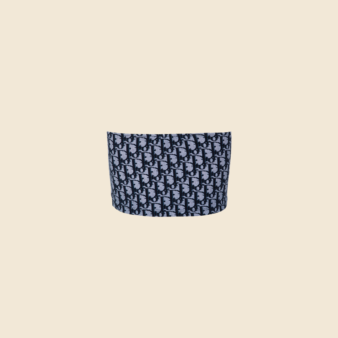 CHRISTIAN DIOR 2001 BLUE DIORISSIMO TUBE TOP