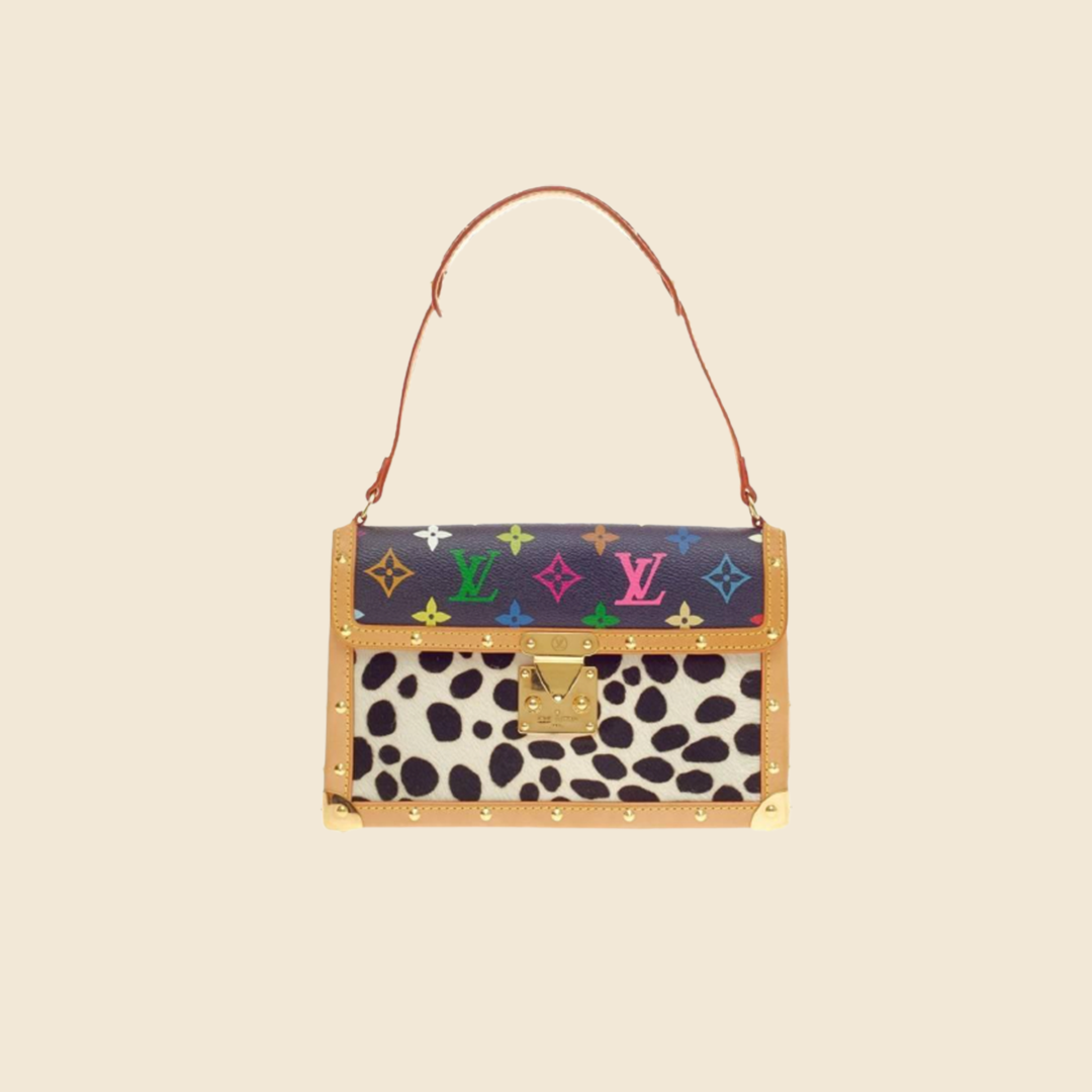 LOUIS VUITTON 2003 DALMATIAN MONOGRAM MINI FLAP BAG