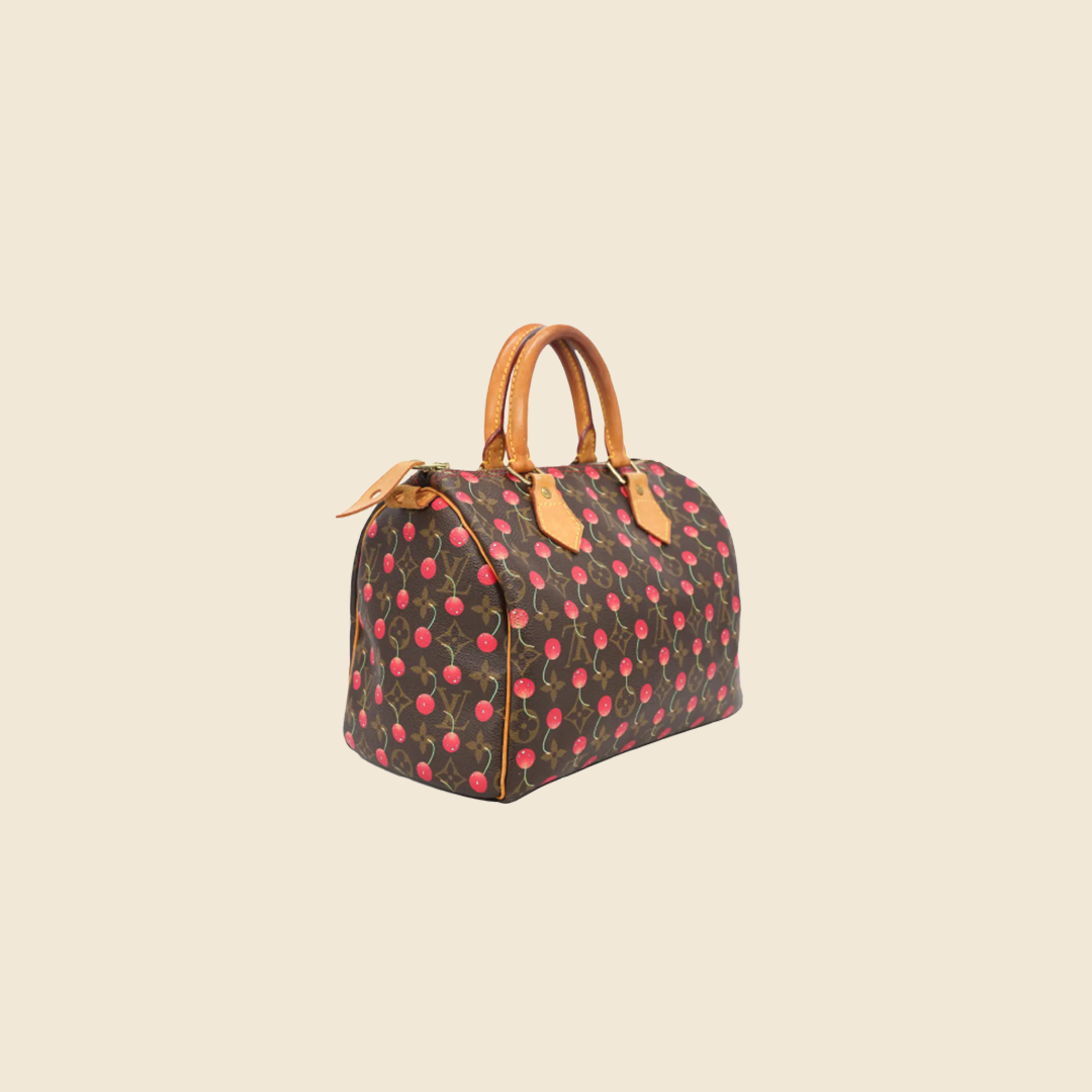 LOUIS VUITTON x TAKASHI MURAKAMI CHERRY SPEEDY 25 BAG