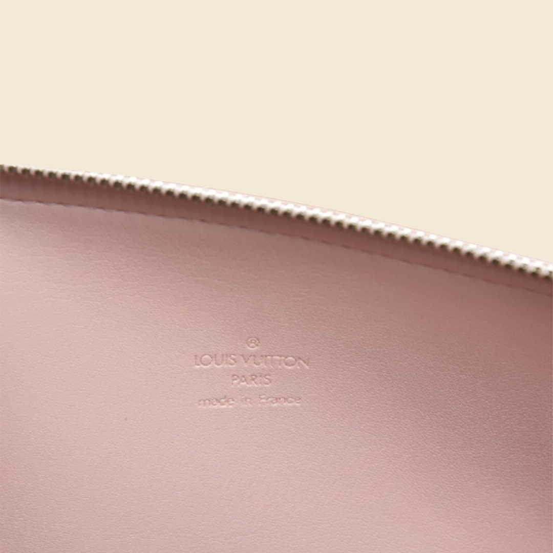 LOUIS VUITTON MARSHMALLOW PINK MONOGRAM VERNIS PAPILLON BAG