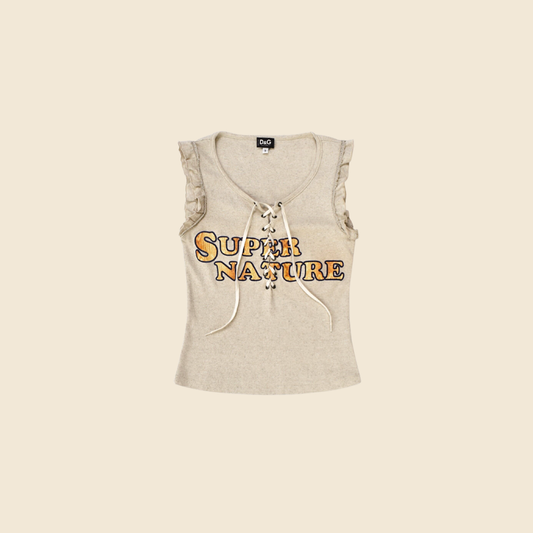 DOLCE & GABBANA "SUPER NATURE" TANK TOP