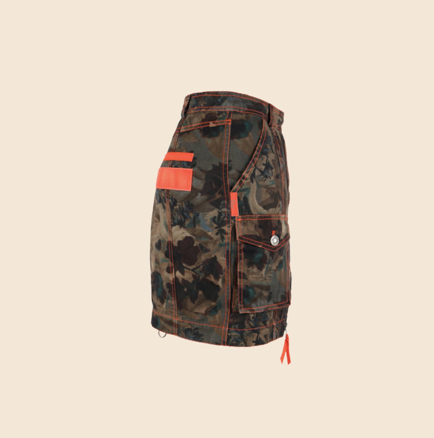 CHRISTIAN DIOR 2001 CAMOUFLAGE CARGO SKIRT