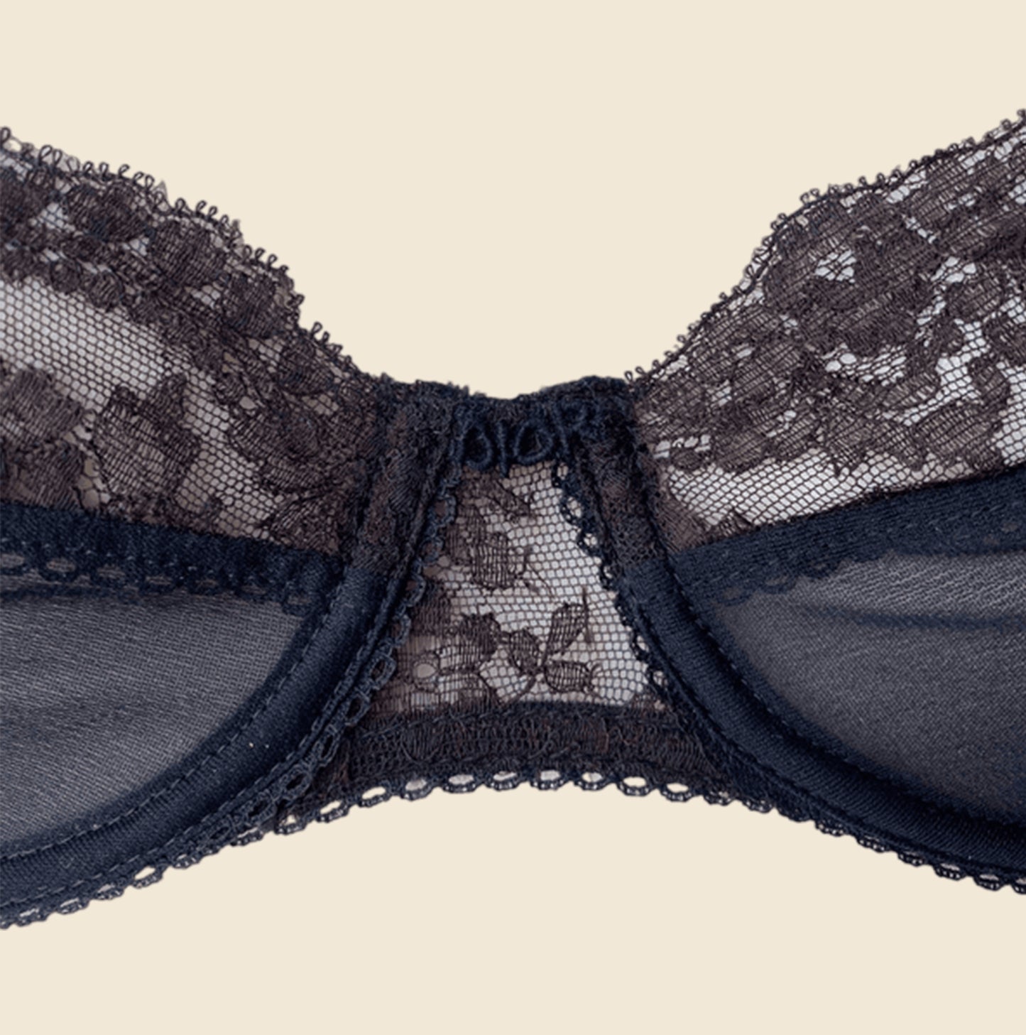 CHRISTIAN DIOR MONOGRAM BALCONETTE BRA