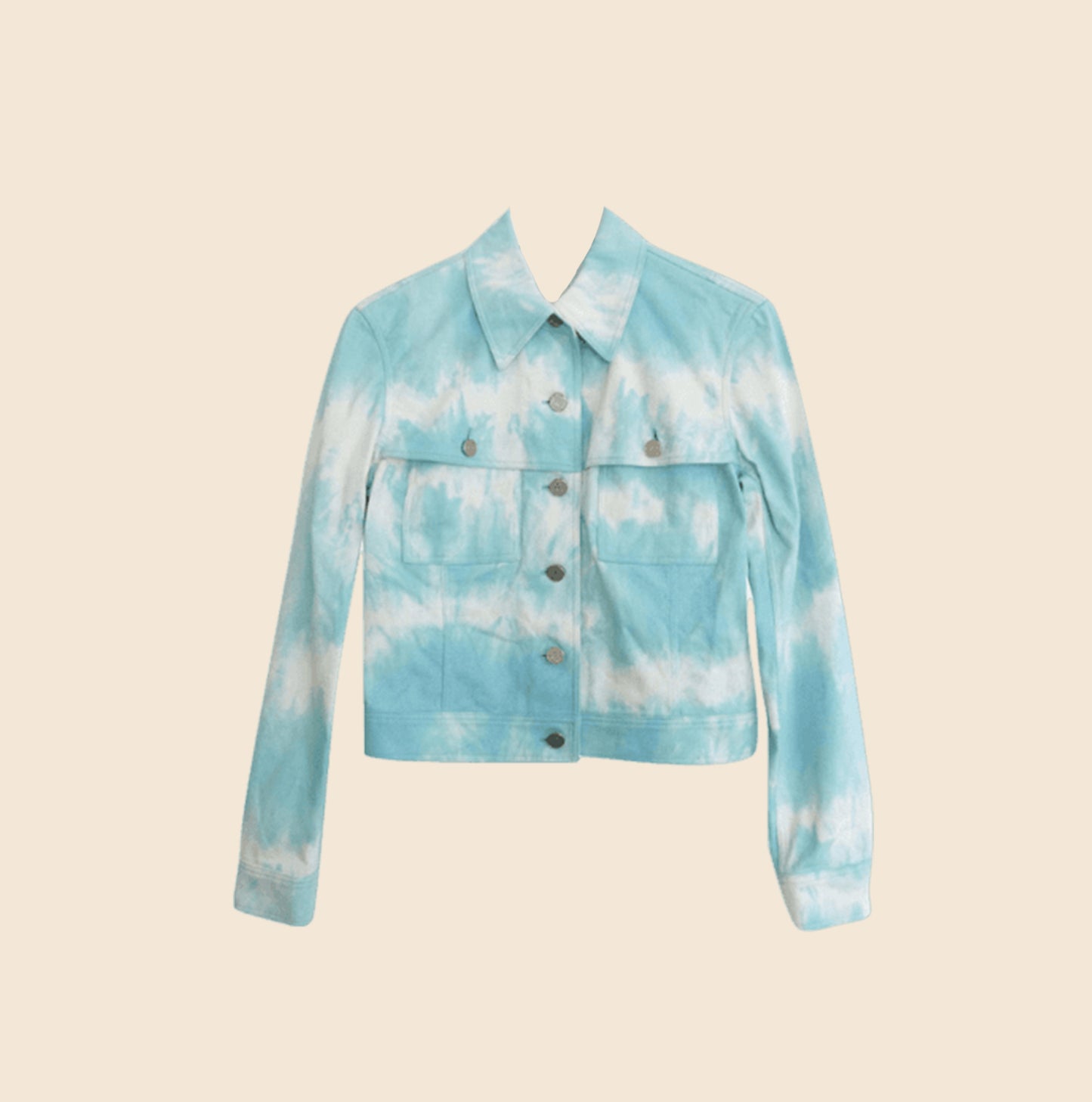 CÉLINE 2000s TIE DYE DENIM JACKET
