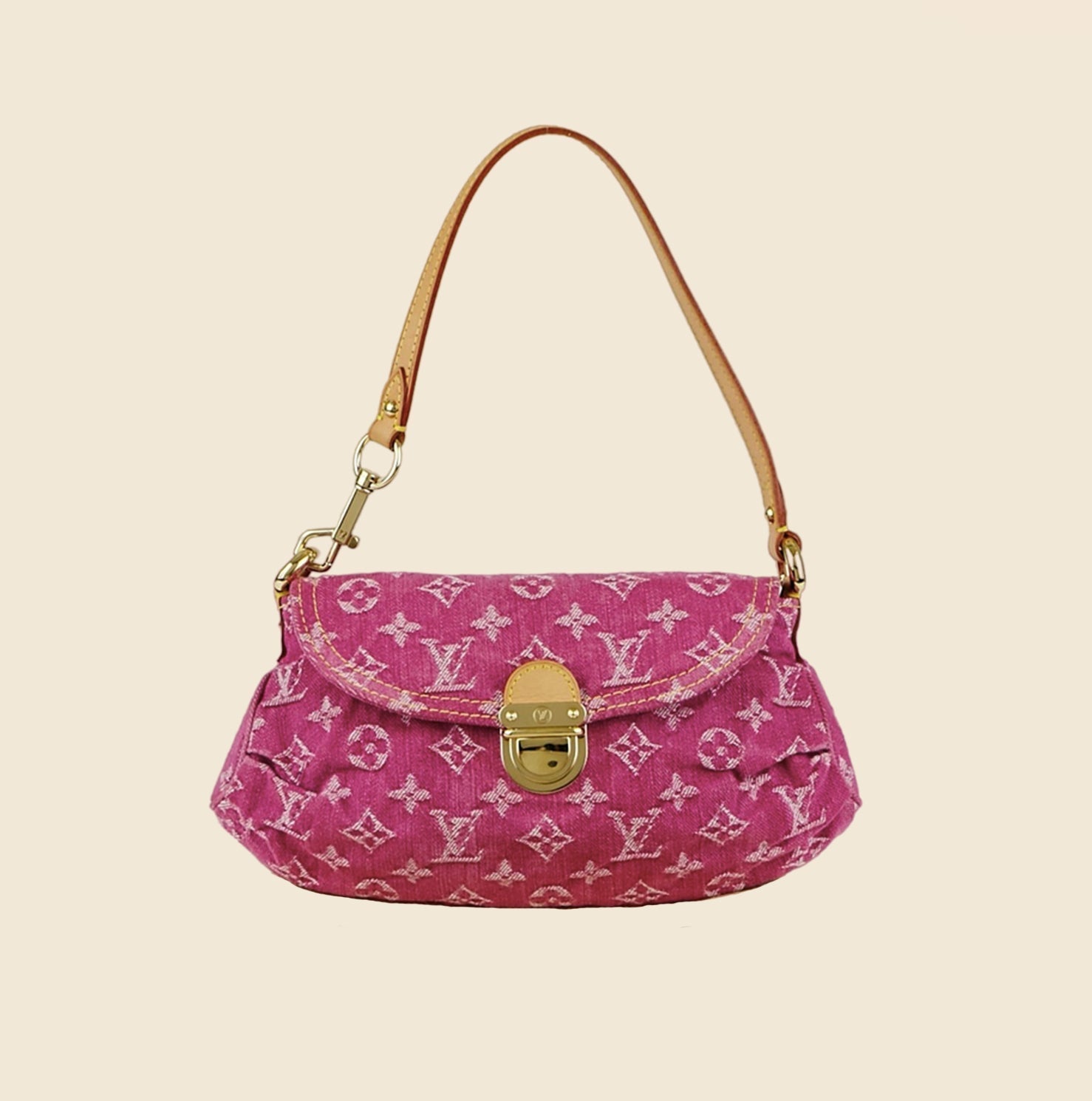 louis vuitton pink blue bag