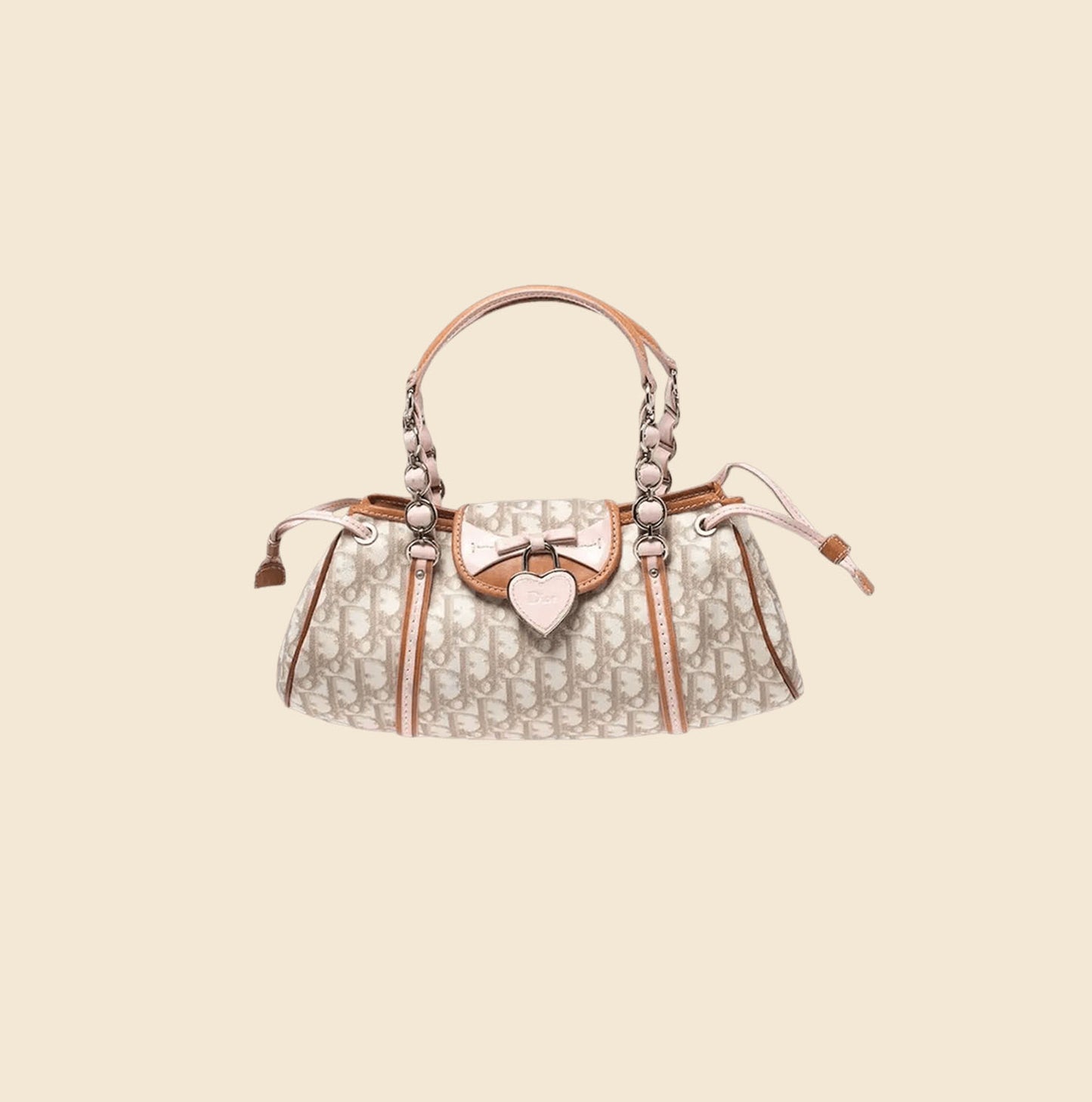CHRISTIAN DIOR TROTTER ROMANTIQUE MONOGRAM SHOULDER BAG