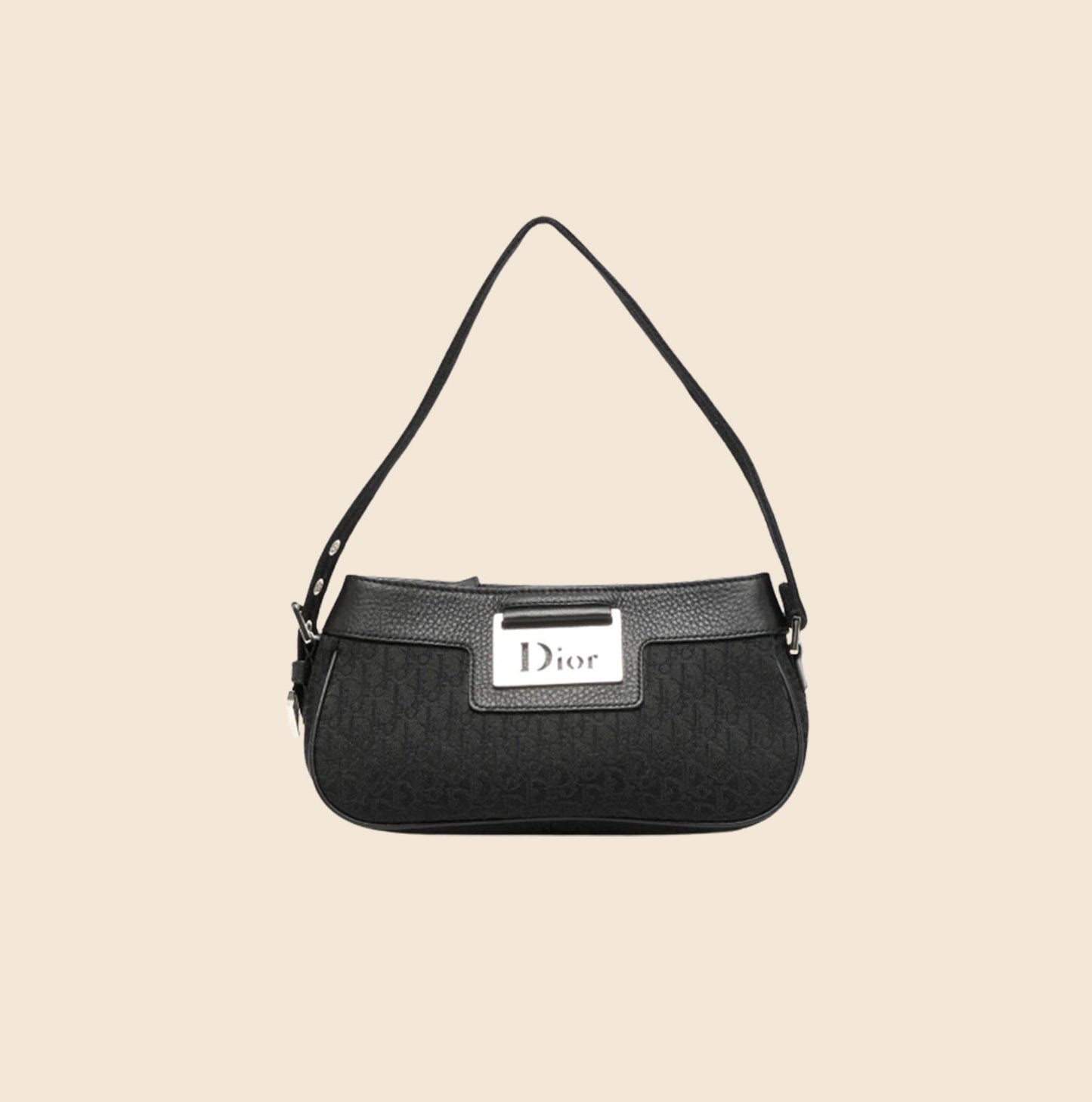 CHRISTIAN DIOR 2000s STREET CHIC BLACK POCHETTE