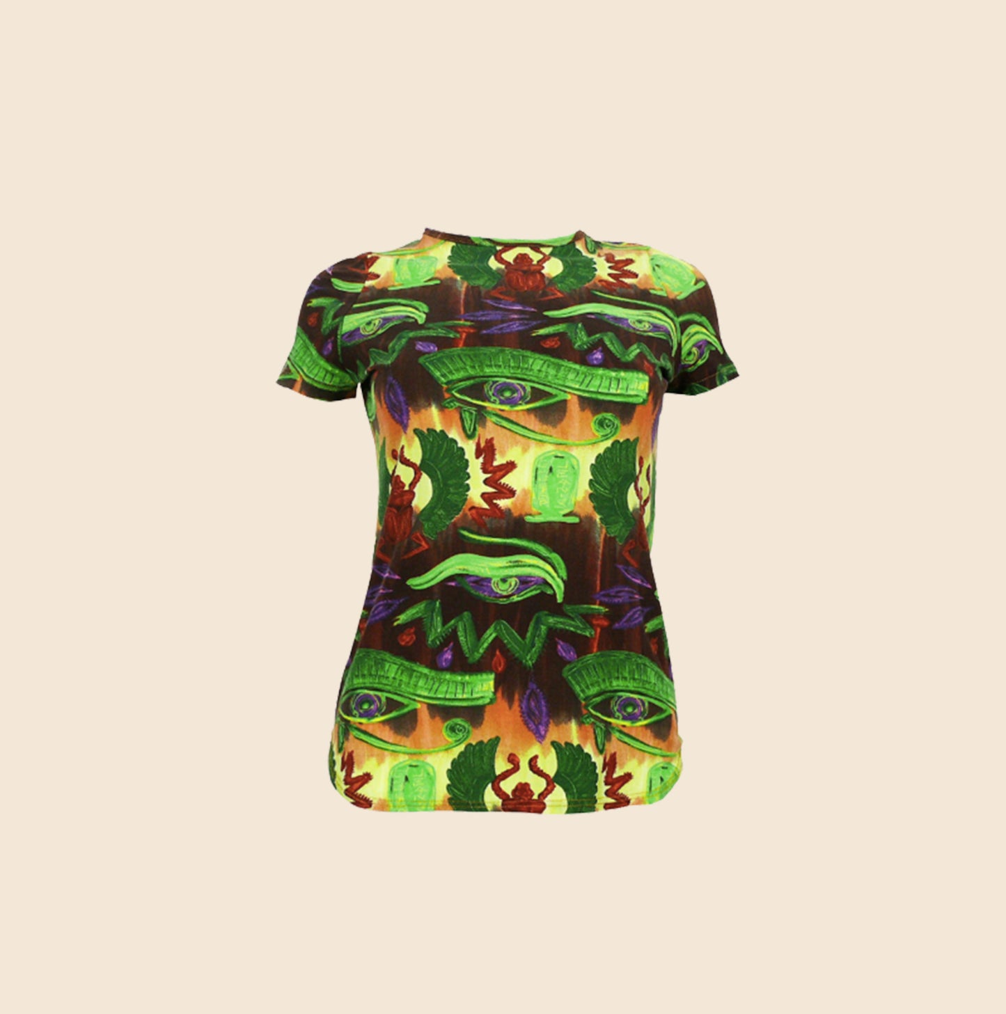 JEAN PAUL GAULTIER 1997 EGYPTIAN PRINT TOP