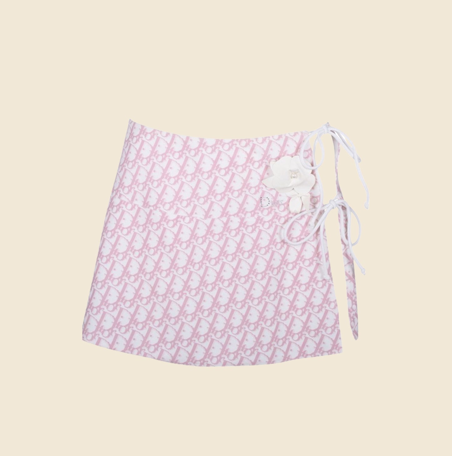 CHRISTIAN DIOR PINK DIORISSIMO WRAP SKIRT