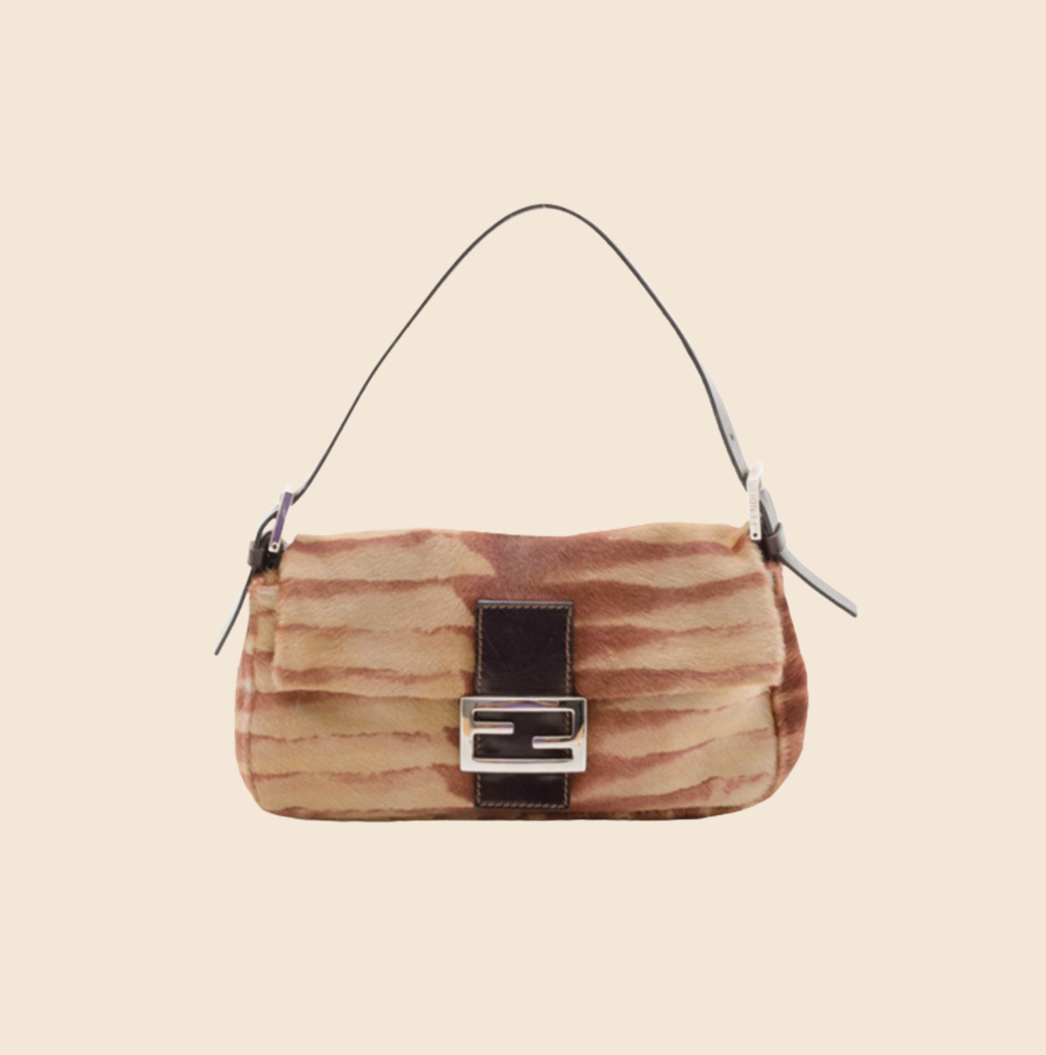 Fendi pony hair shoulder bag Outlet