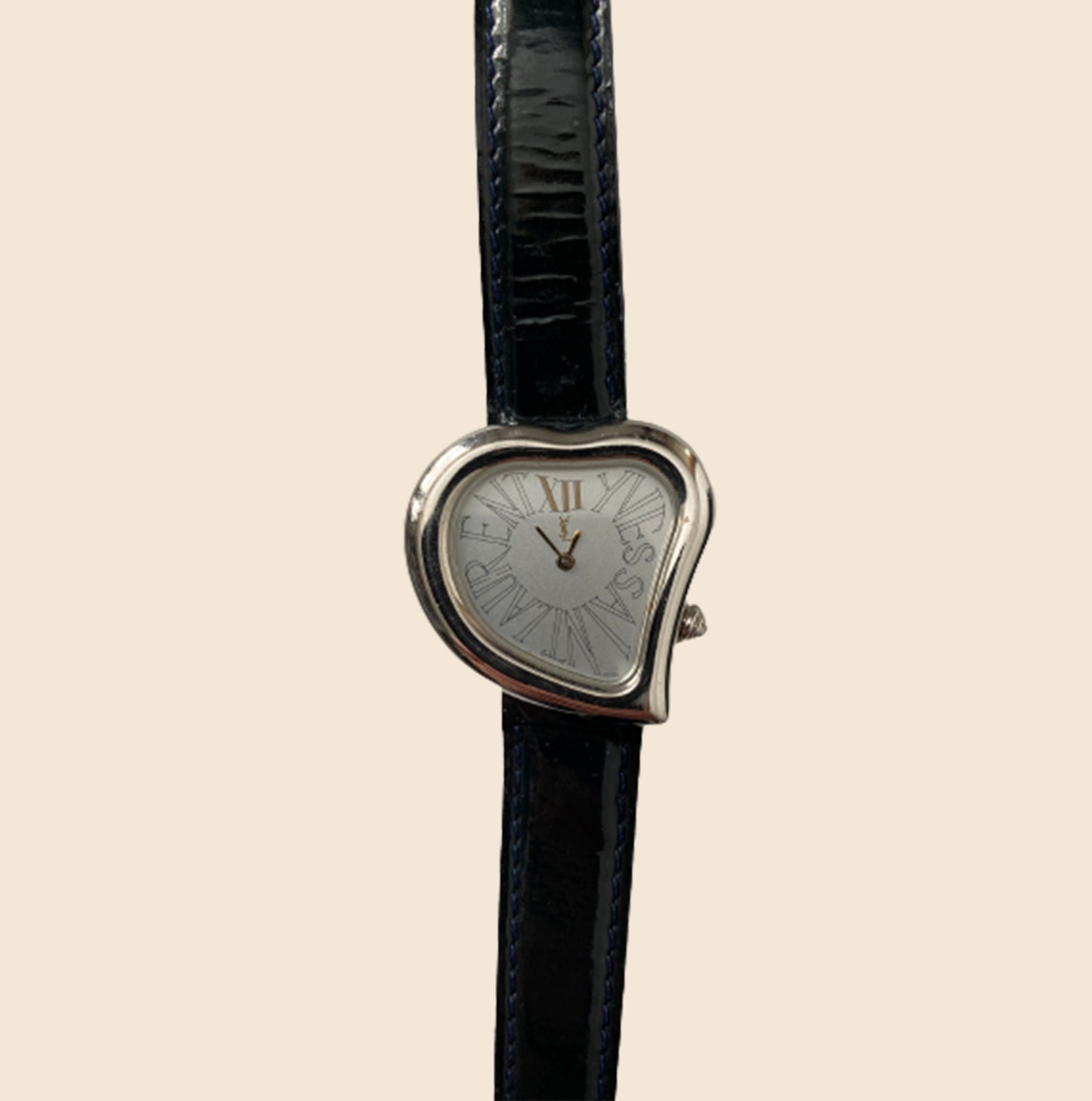 YVES SAINT LAURENT SILVER HEART WATCH