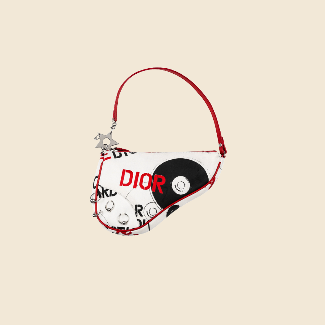 CHRISTIAN DIOR 2004 LIMITED EDITION MINI SADDLE BAG