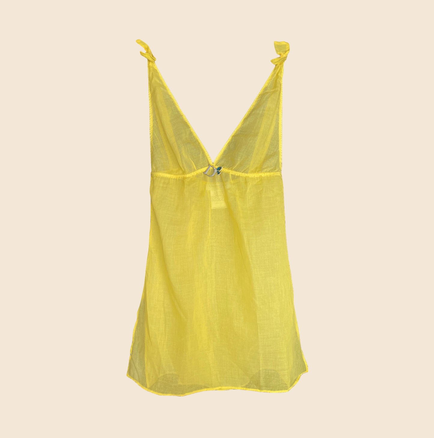 CHRISTIAN DIOR BUTTERFLY BEACH DRESS