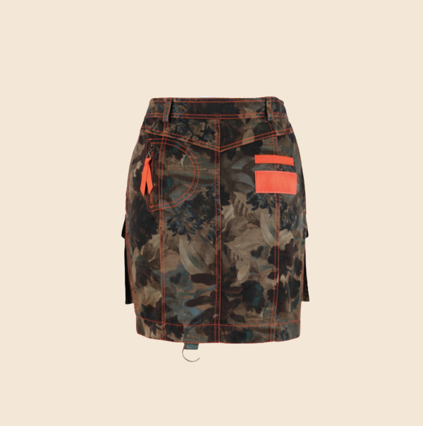 CHRISTIAN DIOR 2001 CAMOUFLAGE CARGO SKIRT