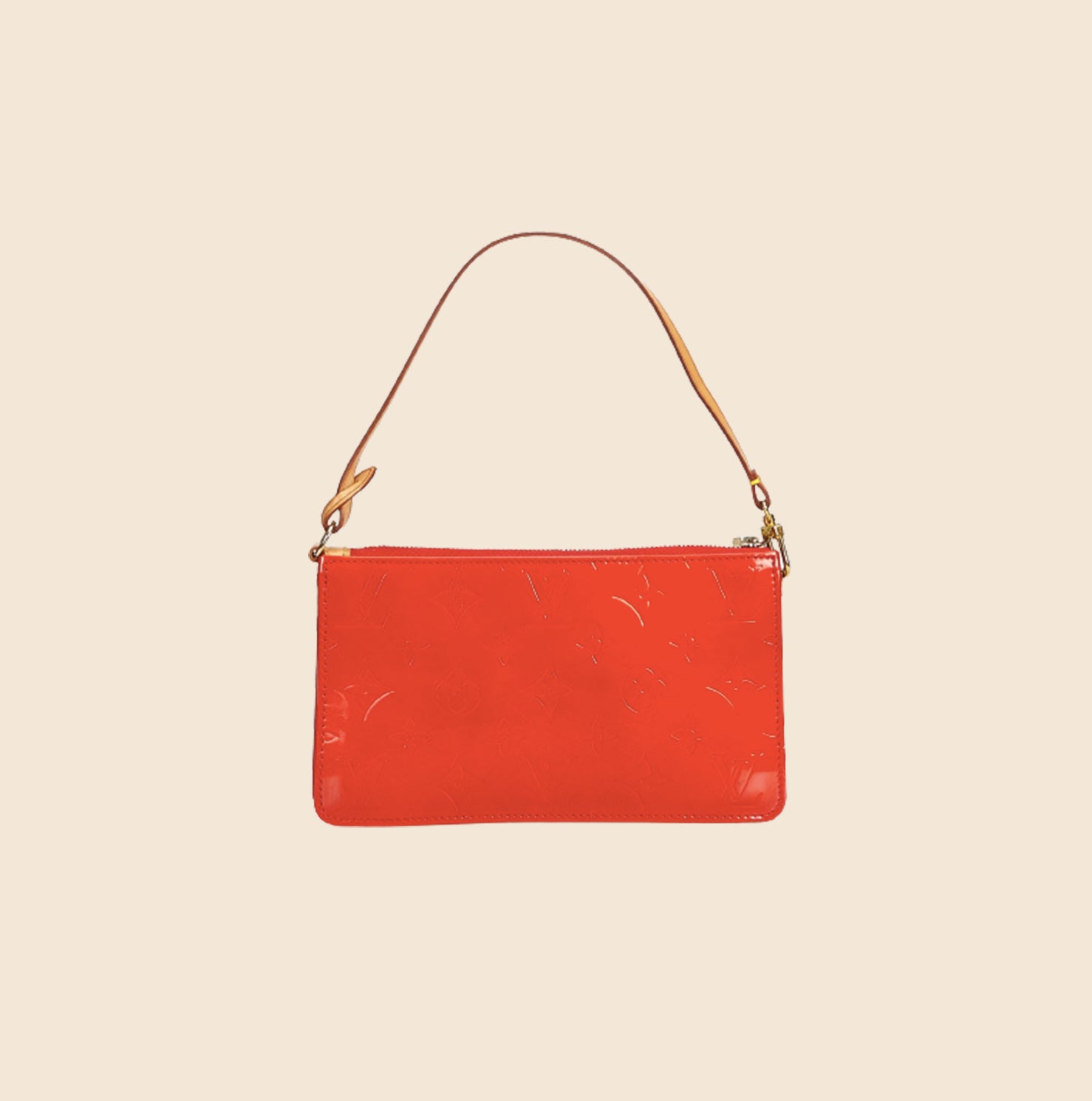 louis vuitton bag with red