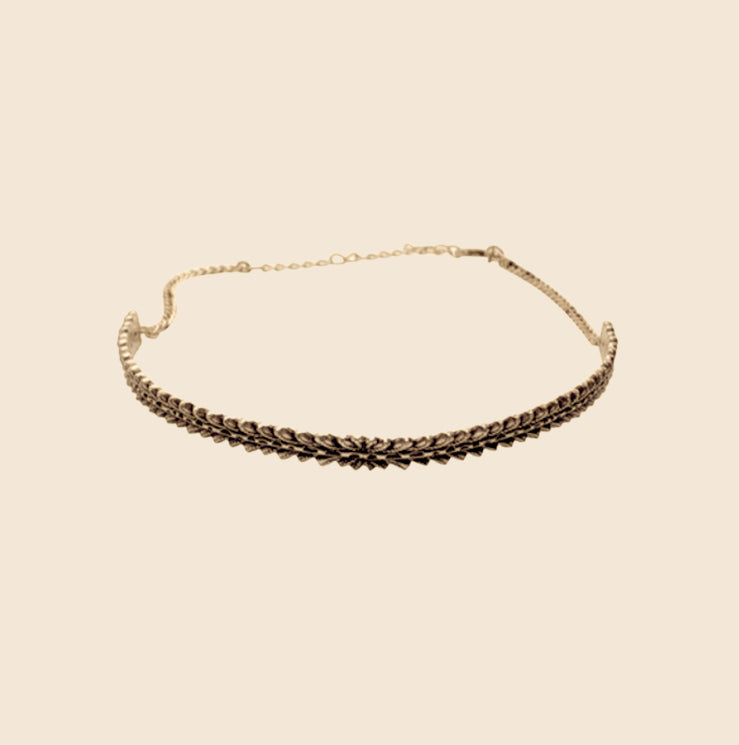 CHRISTIAN LACROIX GOLD CHOKER NECKLACE