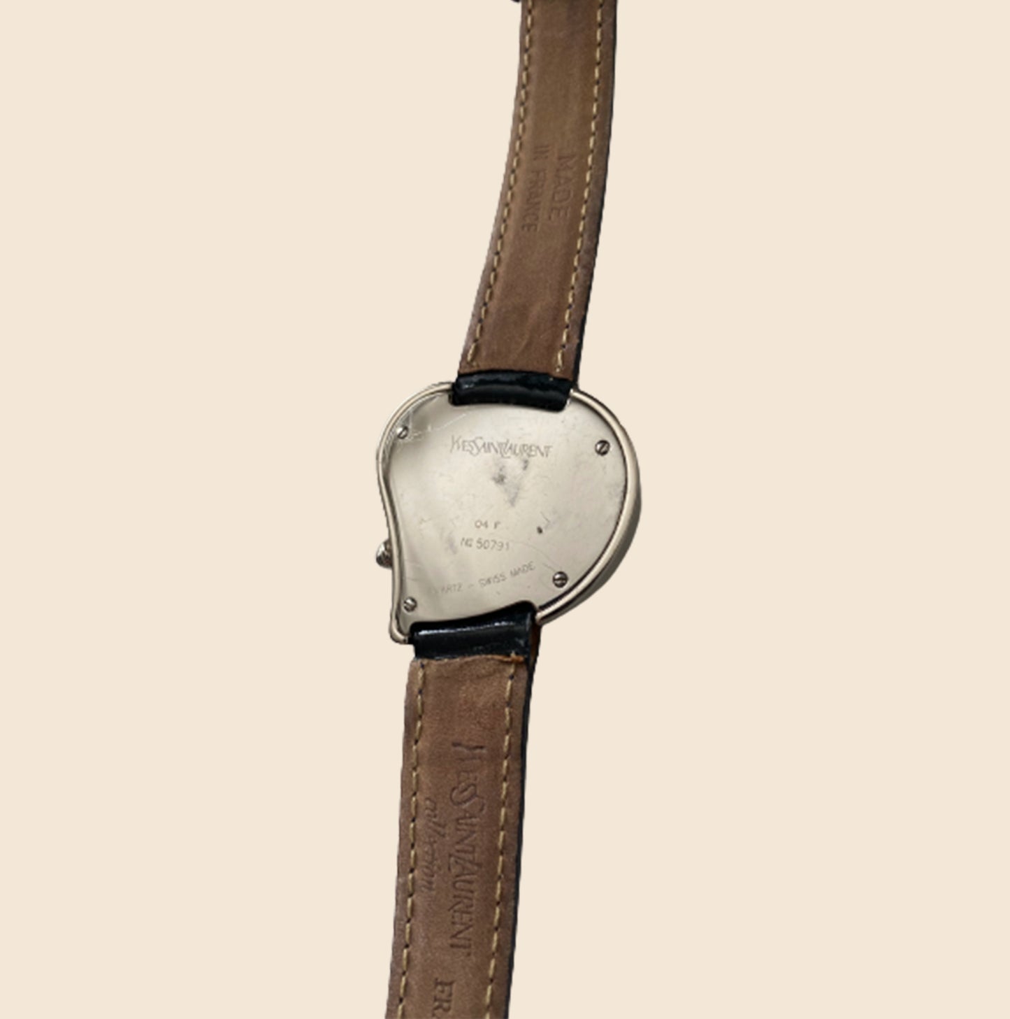 YVES SAINT LAURENT SILVER HEART WATCH