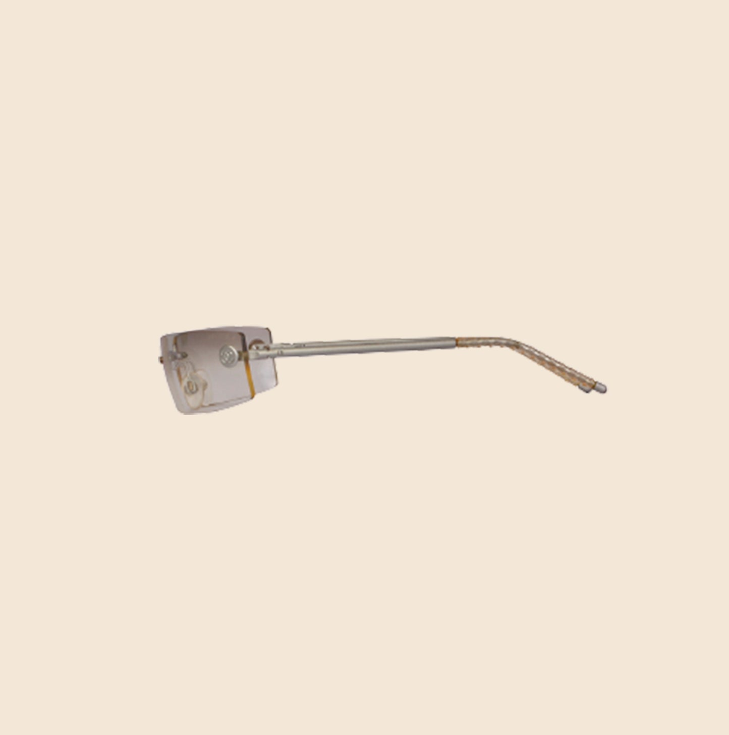 CHANEL 90s RIMLESS CLEAR SUNGLASSES