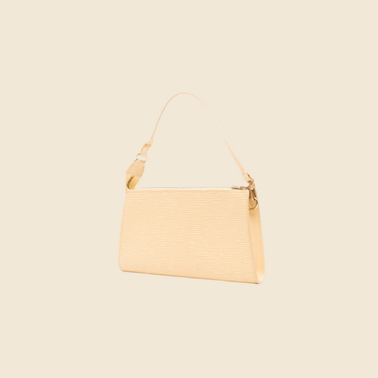 LOUIS VUITTON 2001 VANILLA EPI POCHETTE ACCESSOIRES BAG