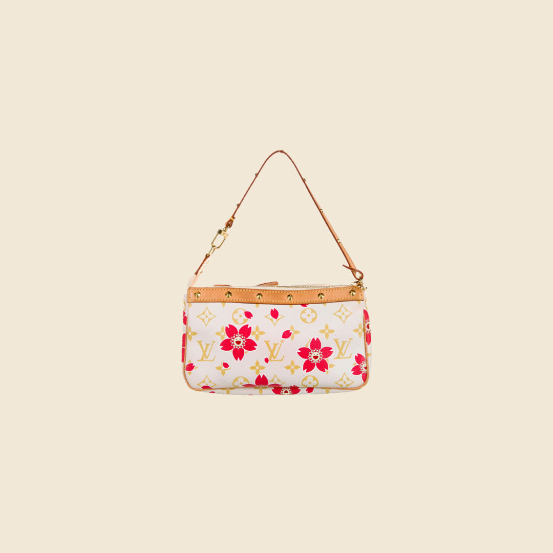 LOUIS VUITTON x TAKASHI MURAKAMI MONOGRAM CHERRY BLOSSOM POCHETTE ACCE – RDB