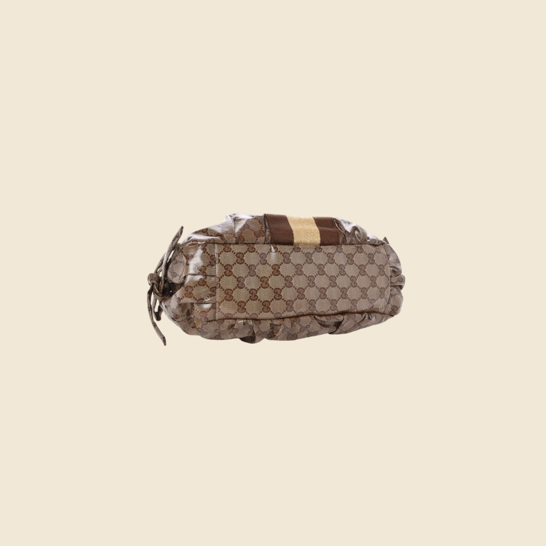 GUCCI GG BABOUSKA CRYSTAL HOBO BAG RDB