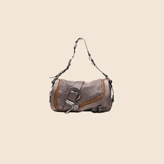 CHRISTIAN DIOR SPRING 2006 METALLIC GAUCHO BAG