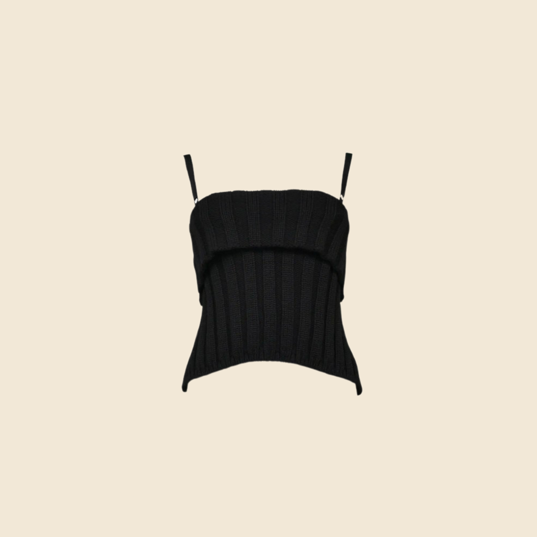 DOLCE & GABBANA 1999 KNIT CORSET WITH ATTACHED BRA
