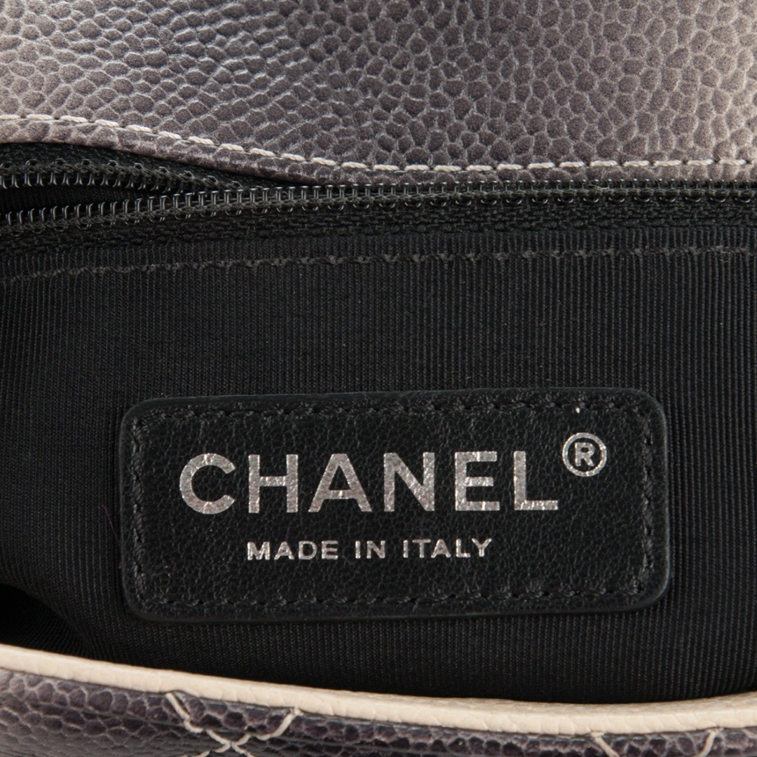 CHANEL OMBRE CAVIAR QUILTED FLAP BAG