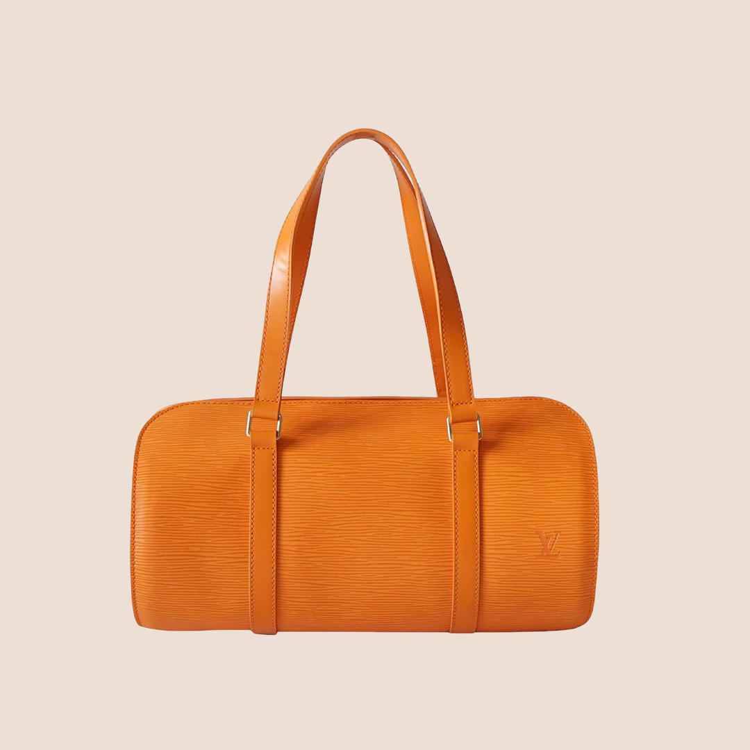 LOUIS VUITTON 2005 ORANGE EPI LEATHER PAPILLON BAG