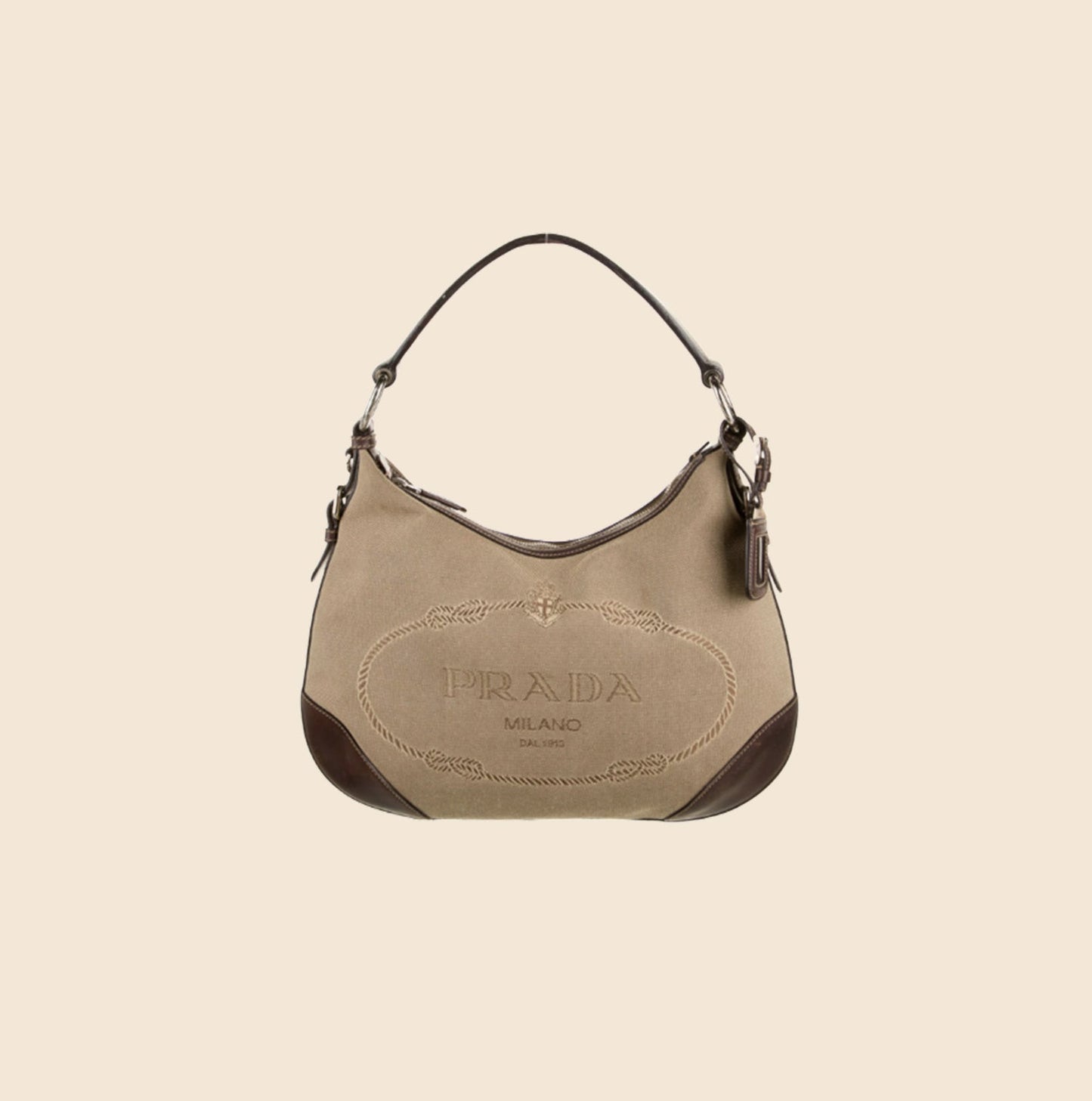 Prada jacquard hobo bag Clearance