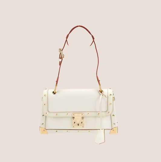 LOUIS VUITTON 2004 WHITE SUHALI LE TALENTEUX BAG