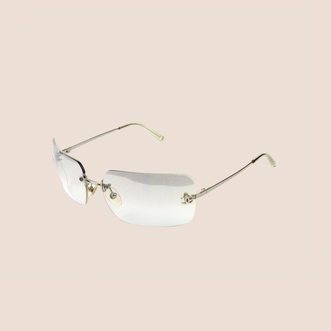 CHANEL CC LOGO TRANSPARENT RIMLESS SUNGLASSES – RDB CHANEL CC LOGO TRANSPARENT RIMLESS SUNGLASSES – RDB