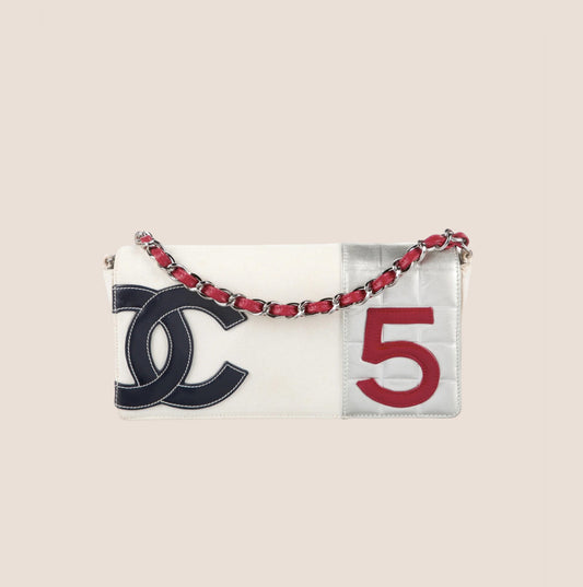 CHANEL N.5 EAST WEST SHOULDER BAG
